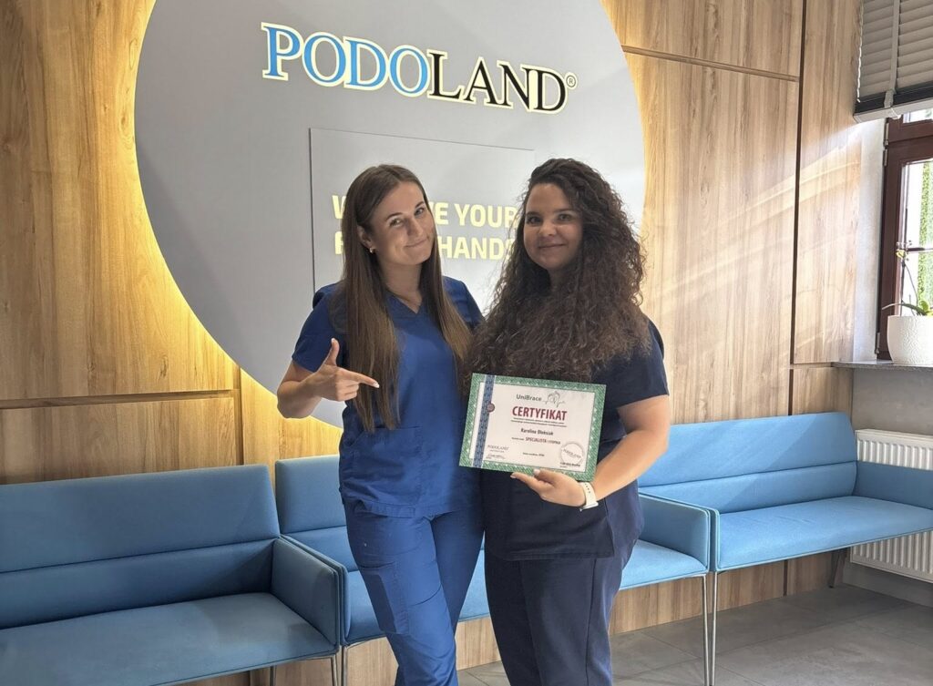 Karolina Oleksiak z Gabinet Podologiczny Tłuszcz - po szkoleniu w PODOLAND